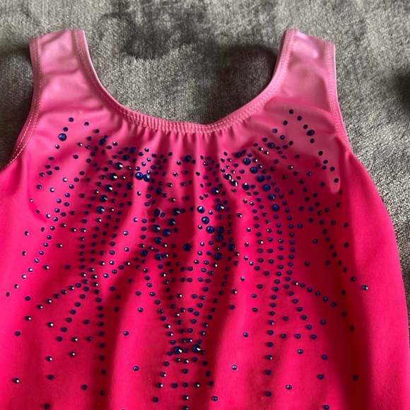 Gymnastic Dancing Leotards with shorts Girls 3T-4T /6-7 Years - Picture 2 of 6
